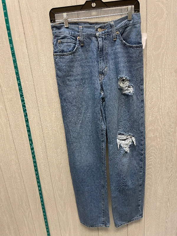 Jeans Boyfriend By Levis In Blue Denim, Size: 0