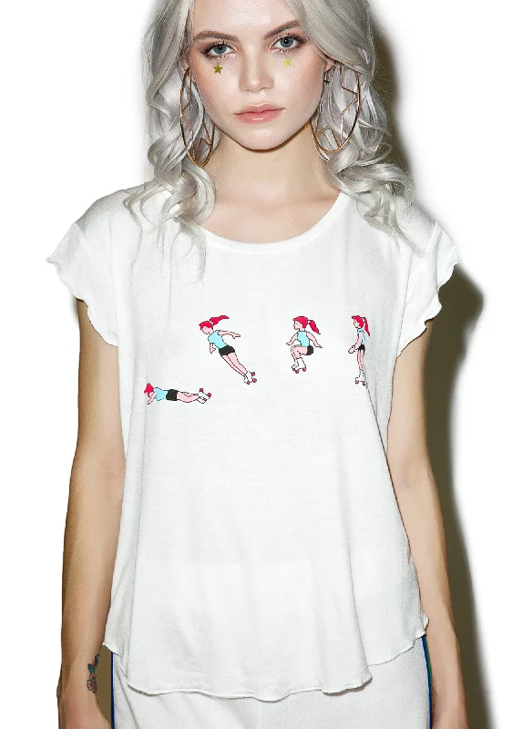 Tripping Roller Girl Tee