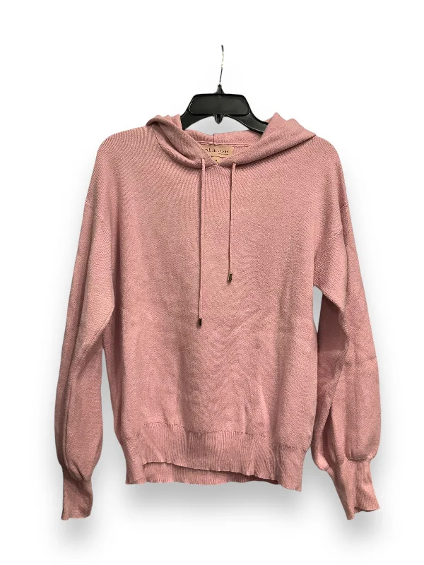 Sweatshirt Hoodie By Philosophy In Pink, Size: M