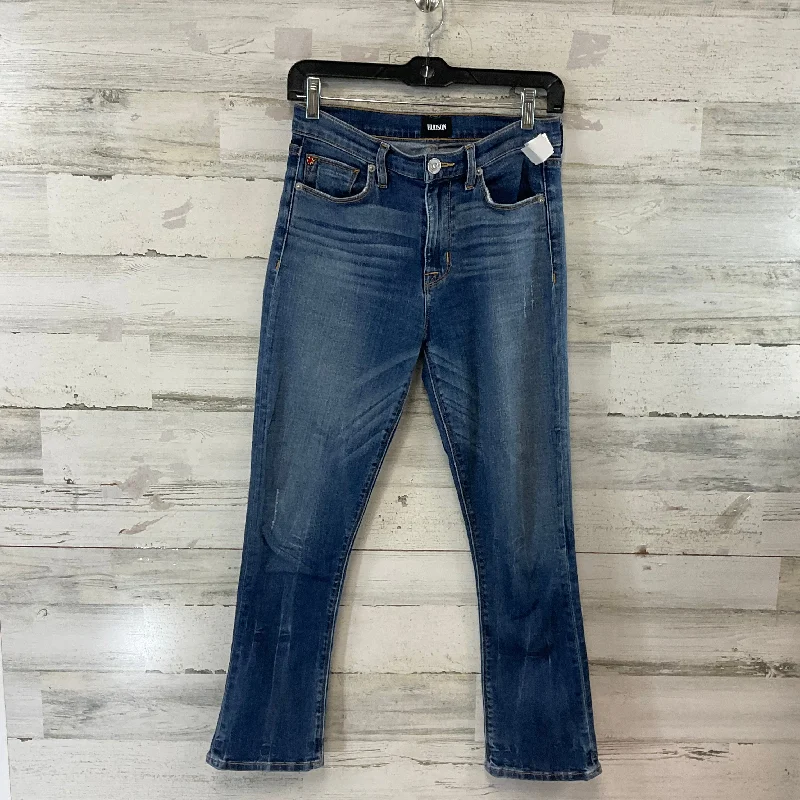 Jeans Boot Cut By Hudson In Blue Denim, Size: 2