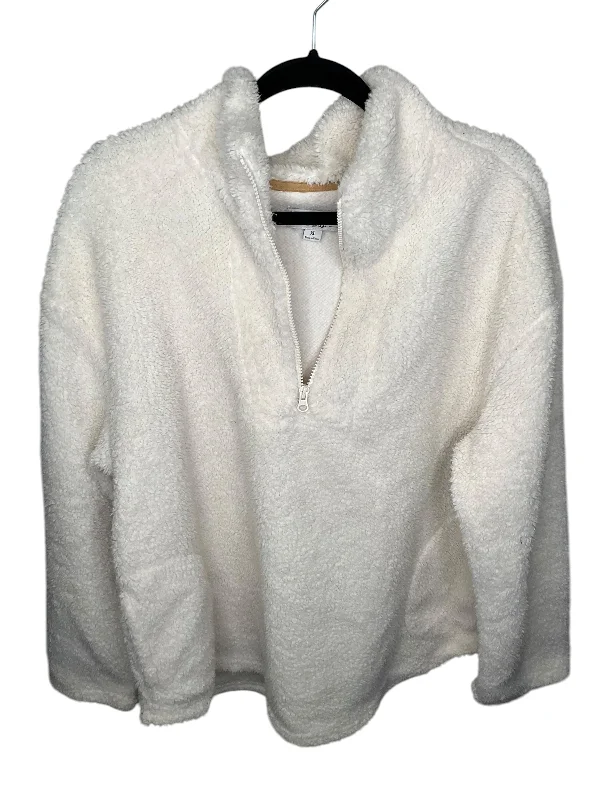 Sweatshirt Collar By Koolaburra By Ugg In Beige, Size: Xl