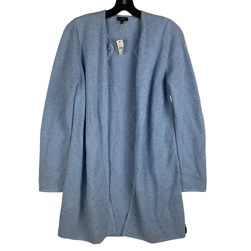 Sweater Cardigan By Talbots In Blue, Size: S