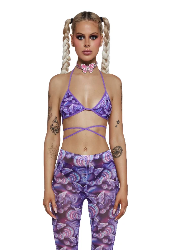 Pixie Wishes Bra Top - Purple