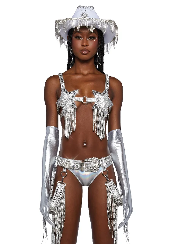 Bling Star Harness Bra Top