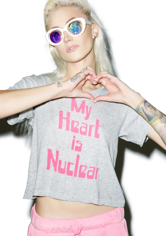 My Heart Is Nuclear Middie Tee