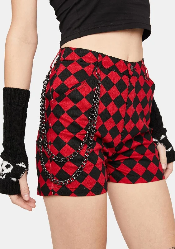 Checkmate Goth Shorts