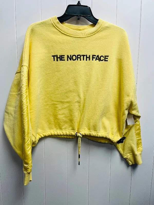 Sweatshirt Crewneck By The North Face In Yellow, Size: L