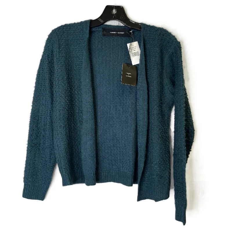 Sweater Cardigan By Code X Mode In Green, Size: Xs