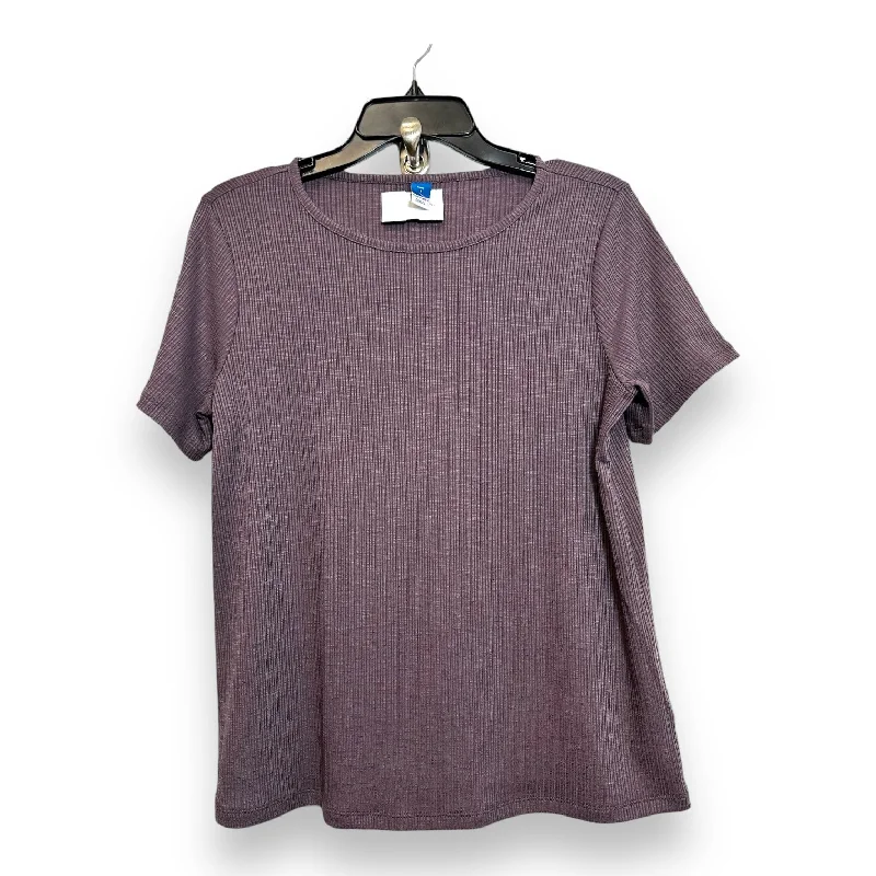 Top Short Sleeve By Old Navy O In Purple, Size: S