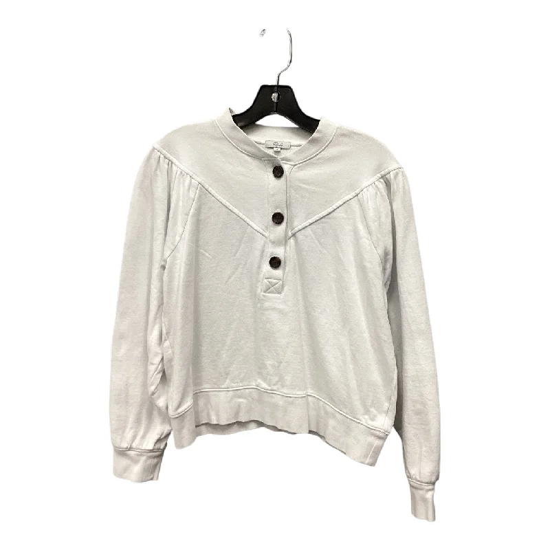 Sweatshirt Crewneck By Rails In White, Size: S