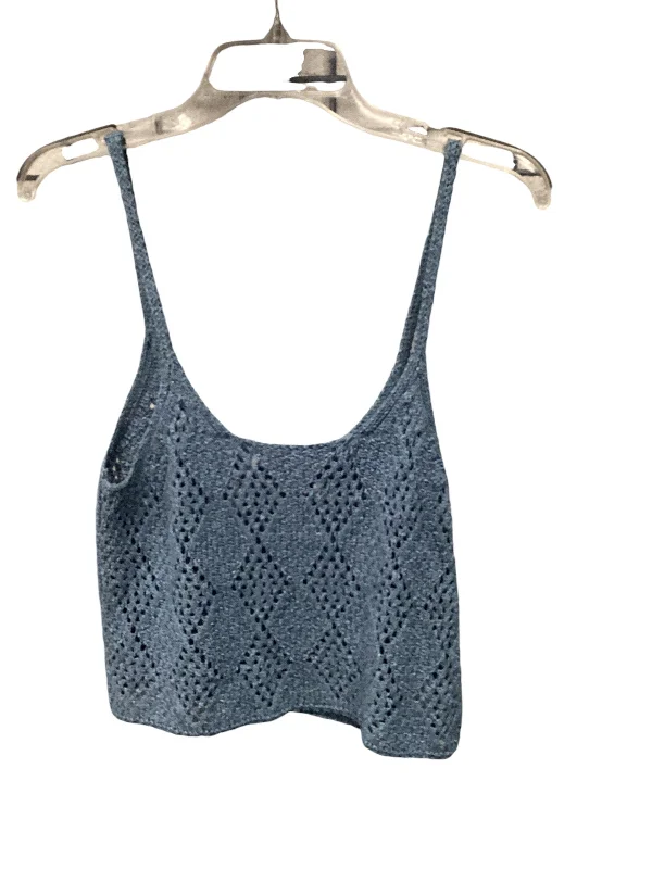 Top Sleeveless By Free People In Blue, Size: M