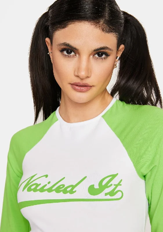 Nailed It Raglan Tee