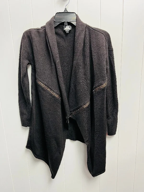 Sweater Cardigan By Worth Ny In Black, Size: S