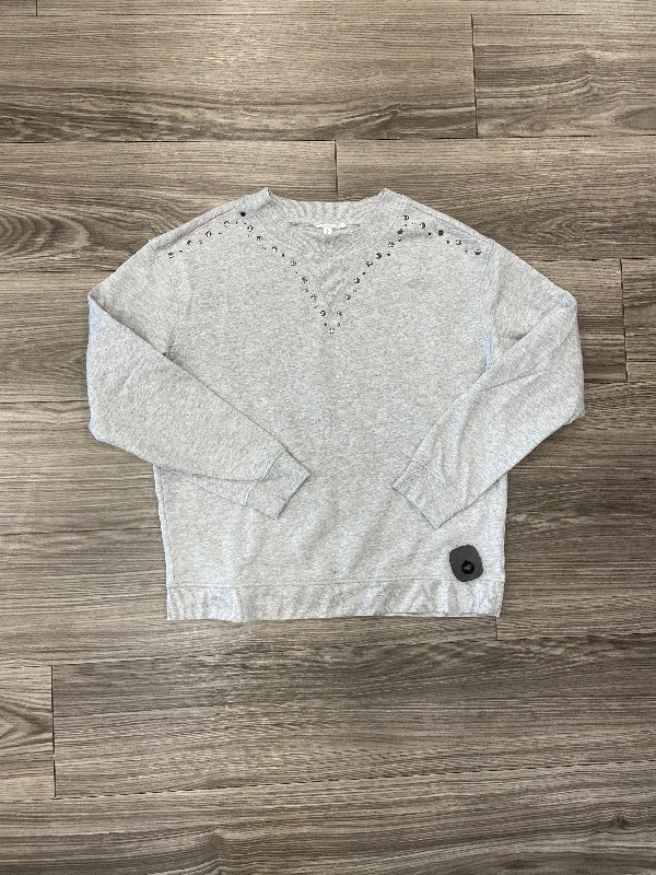 Sweatshirt Crewneck By Maurices In Grey, Size: S