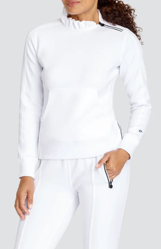 Condoleezza Chalk White Pullover