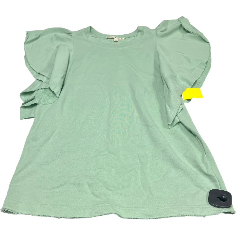 Top Short Sleeve By Indigo Thread In Green, Size: S