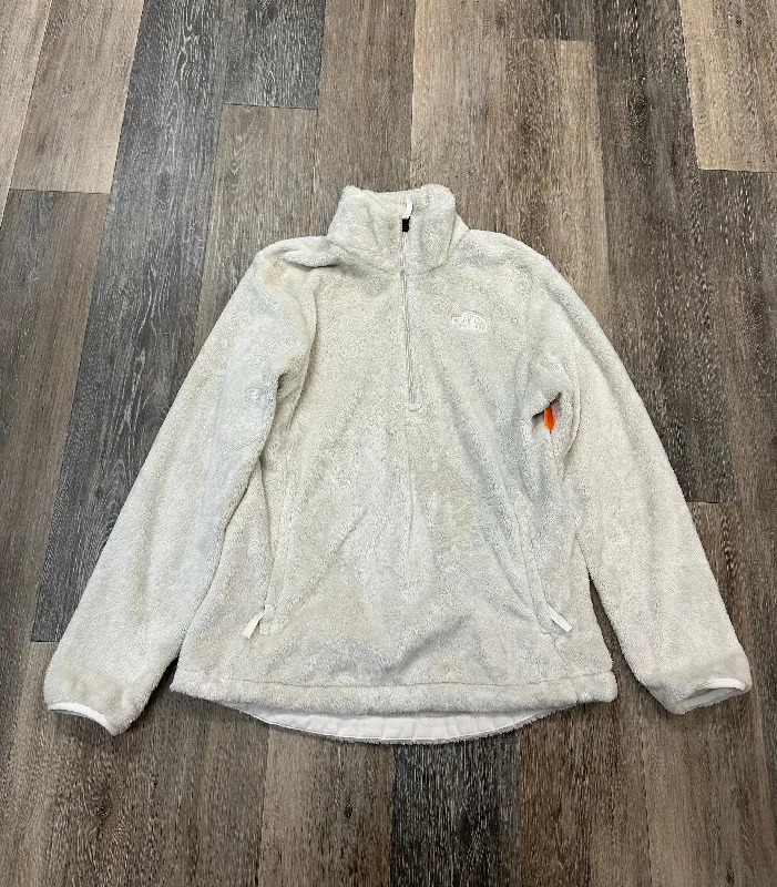 Athletic Sweatshirt Crewneck By The North Face In White, Size: L