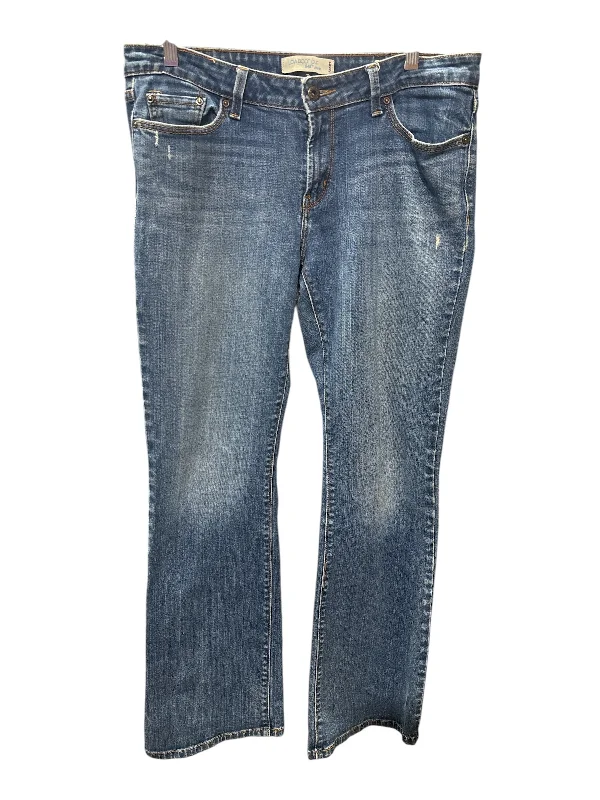 Jeans Straight By Levis In Blue Denim, Size: 12