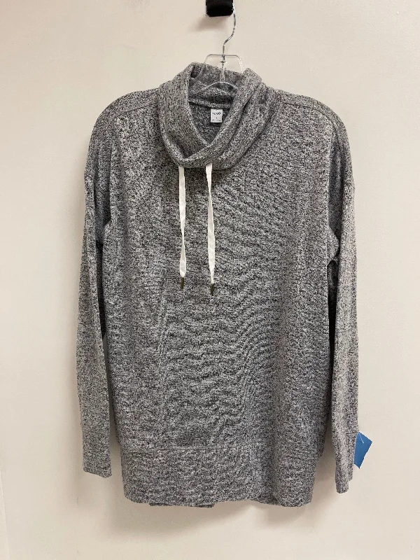 Athletic Sweatshirt Collar By Old Navy In Grey, Size: M