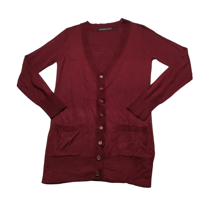 Cardigan By United States Sweaters In Red, Size: M