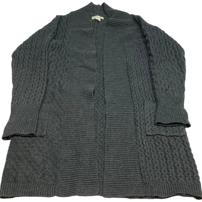 Sweater Cardigan By If It Were Me In Grey, Size: L