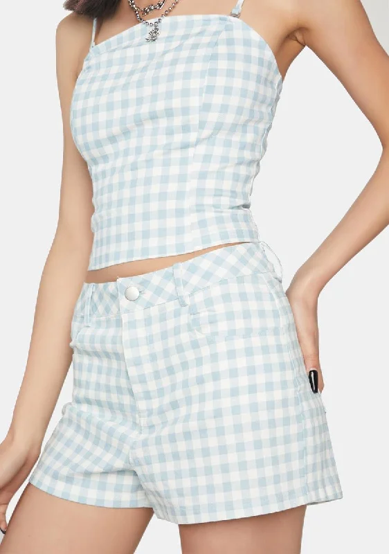 Summertime Staple Gingham Shorts