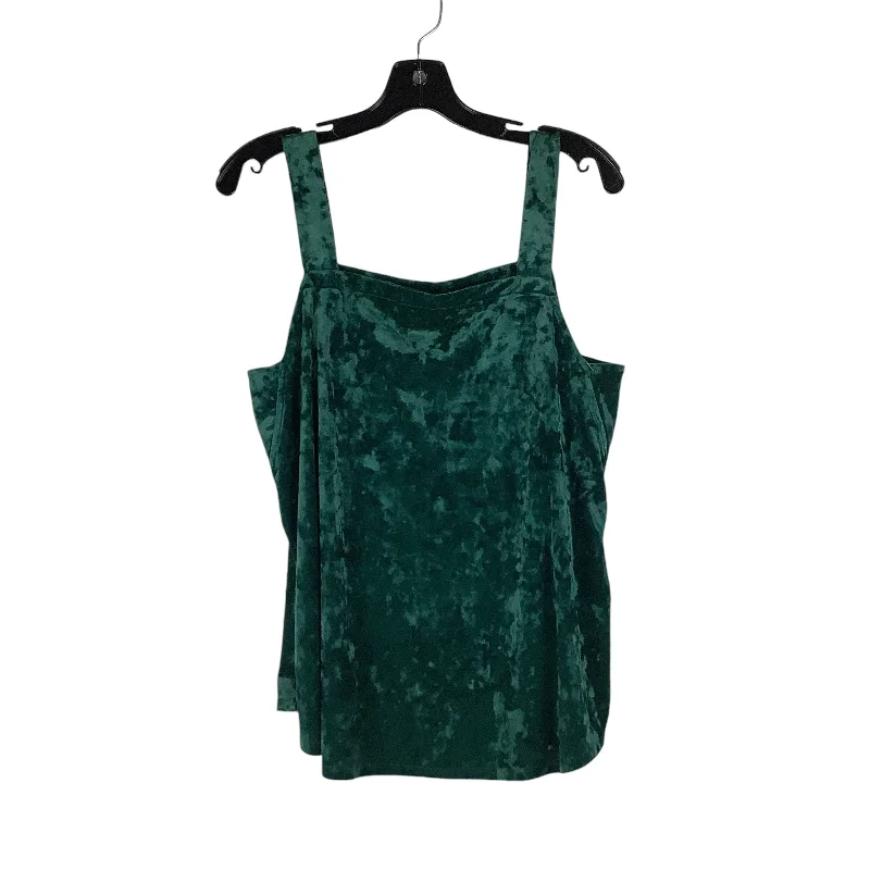 Top Sleeveless By J. Jill In Green, Size: M