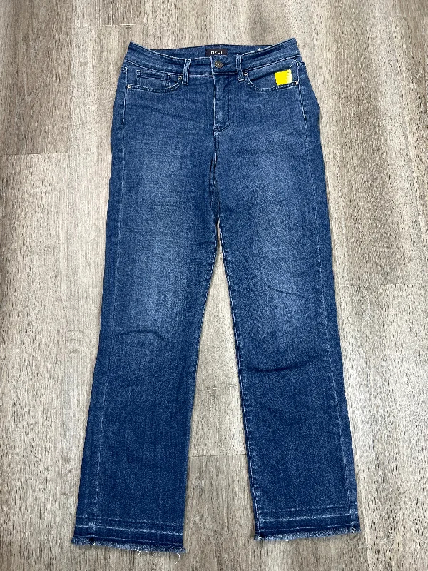 Jeans Boot Cut By NYDJ In Blue Denim, Size: 4