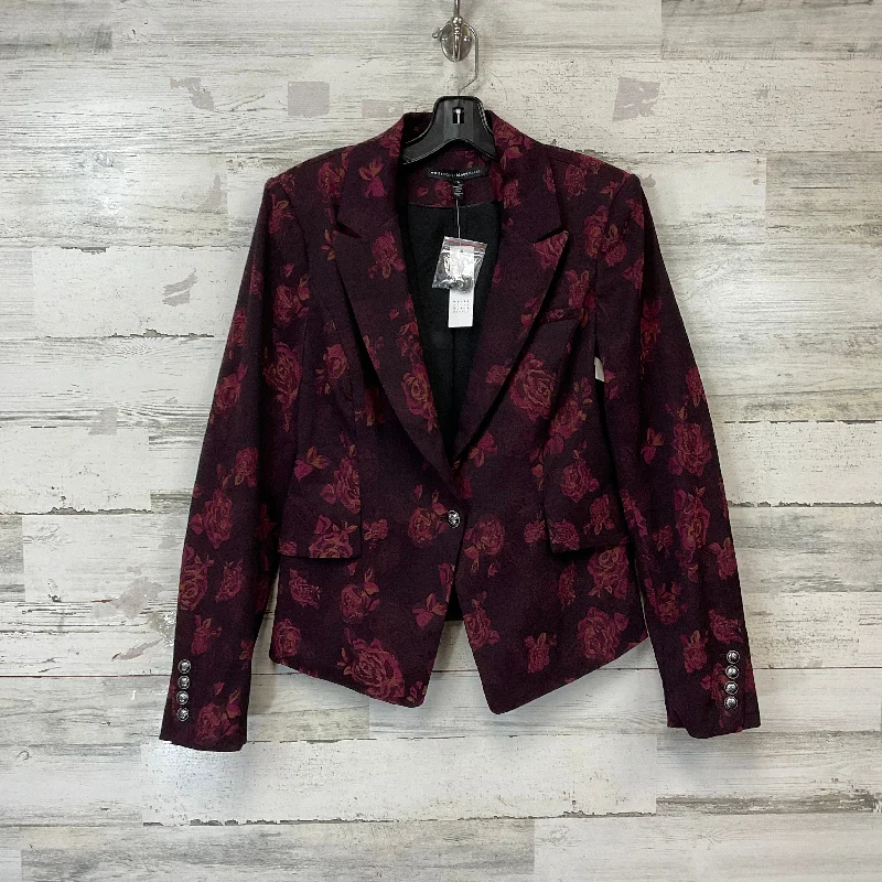 Blazer By White House Black Market In Maroon, Size: M