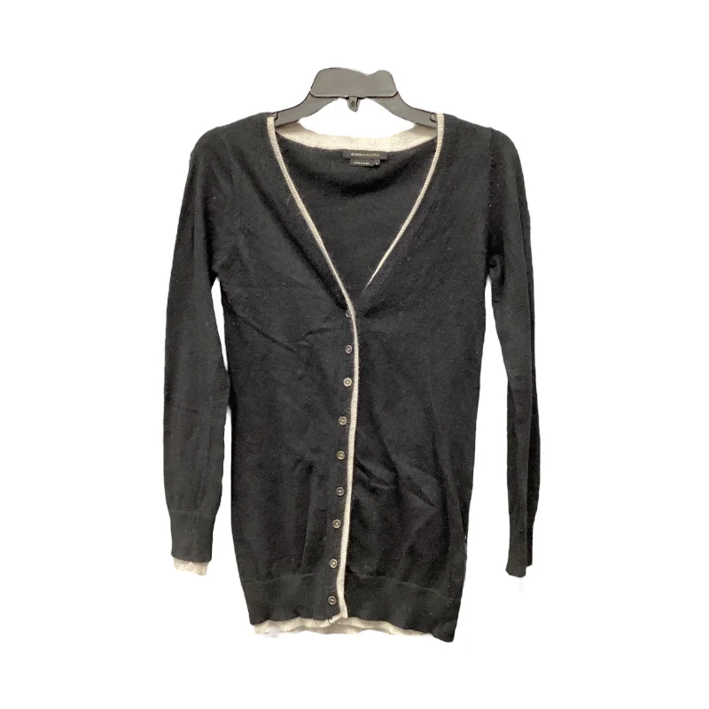 Sweater Cardigan Cashmere By Bcbgmaxazria In Black, Size: L