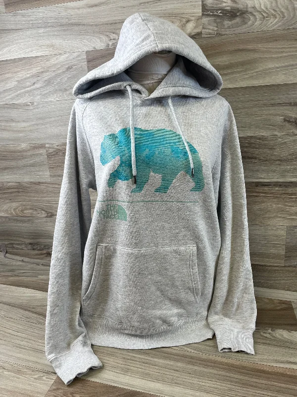 Sweatshirt Hoodie By The North Face In Grey, Size: M