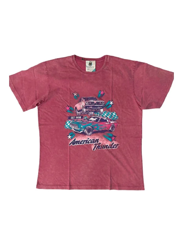 Women's American Thunder 1996 Tee In Red