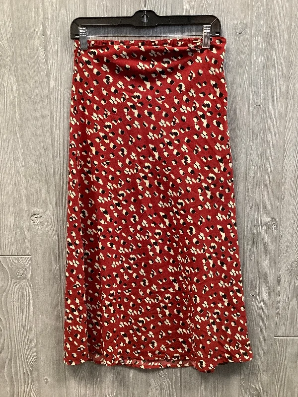 Skirt Midi By Wishlist In Red, Size: 8