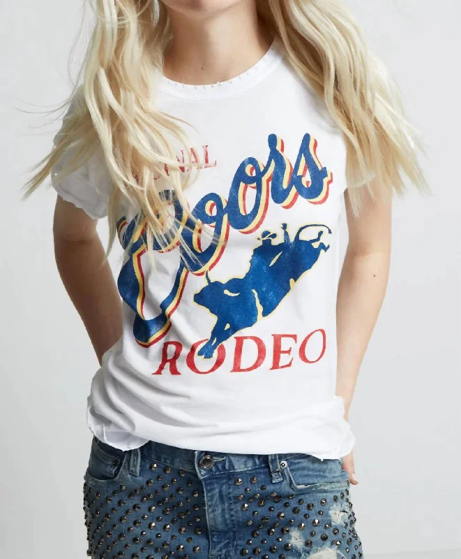 Original Coors Rodeo Tee In White