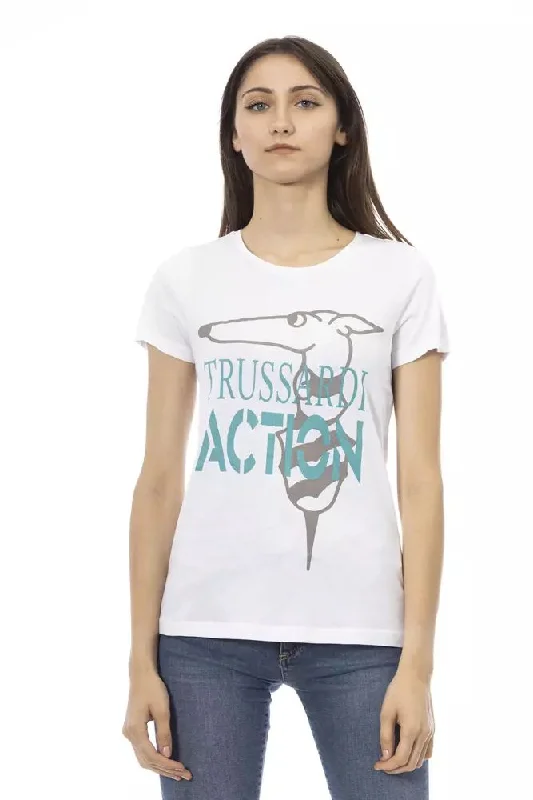 Trussardi Action Chic  Printed Tee: Summer Wardrobe Women's Essential