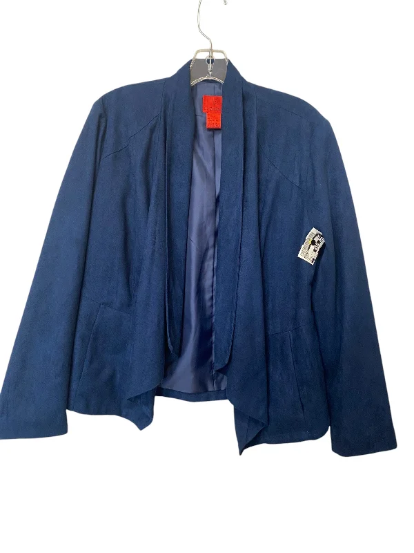 Blazer By Cristina In Blue, Size: Xl