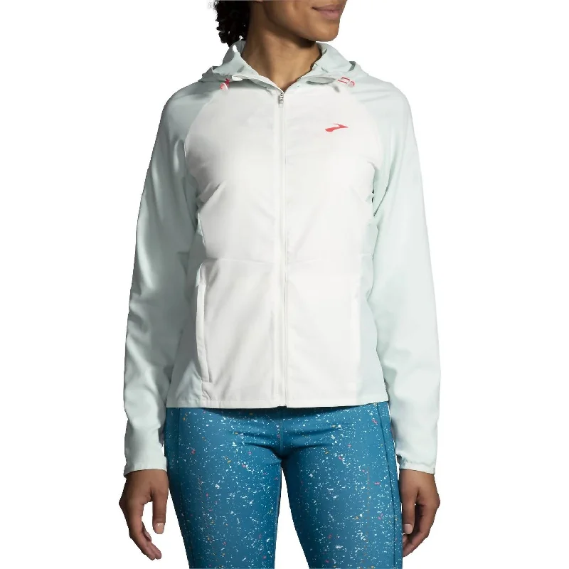 Women's Transitional Clothes Women's Canopy Jacket In Mint Mix