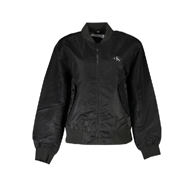 Women's Vacation Clothes Calvin Klein Chic Long Sleeve Zip Sports Women's Jacket