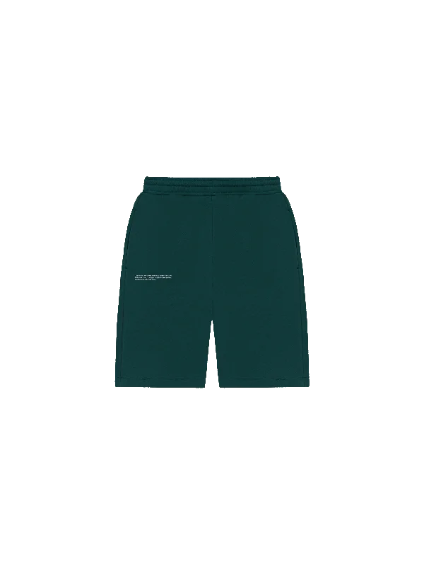 Womens 365 Midweight Long Shorts—foliage green