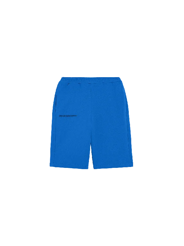 Womens 365 Midweight Long Shorts—cobalt blue