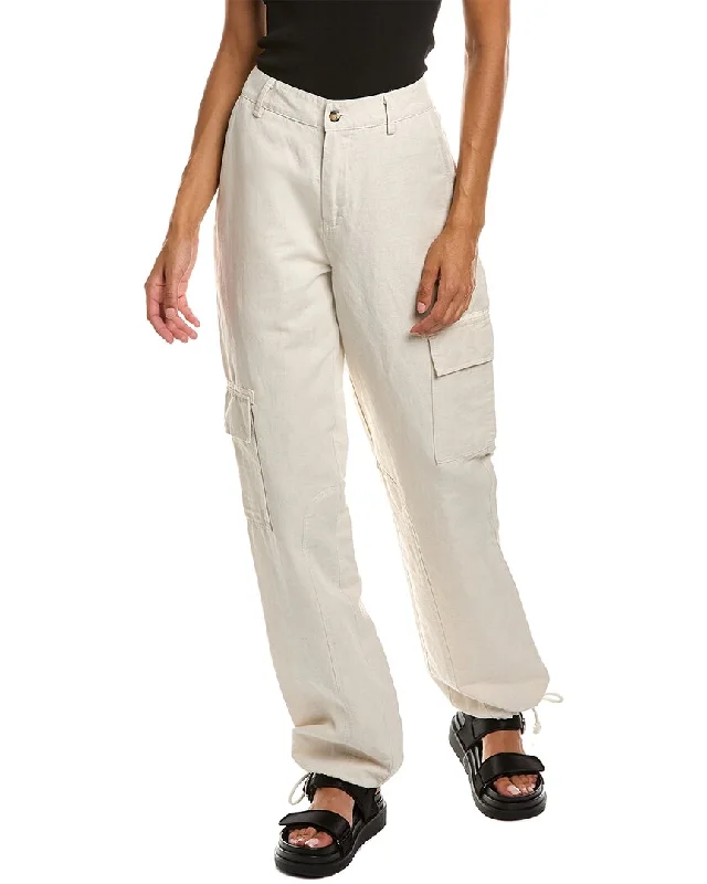 Burning Torch Heartland Linen-Blend Cargo Pant