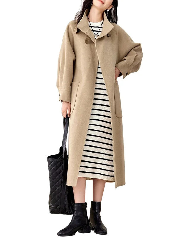 OUNIXUE Wool-Blend Coat