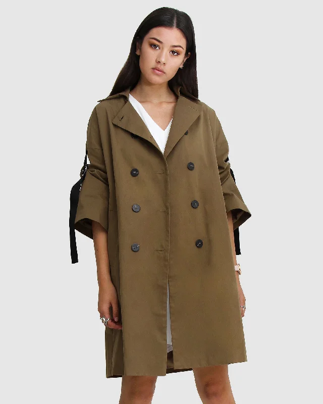 Russian Romance Oversized Trench Coat