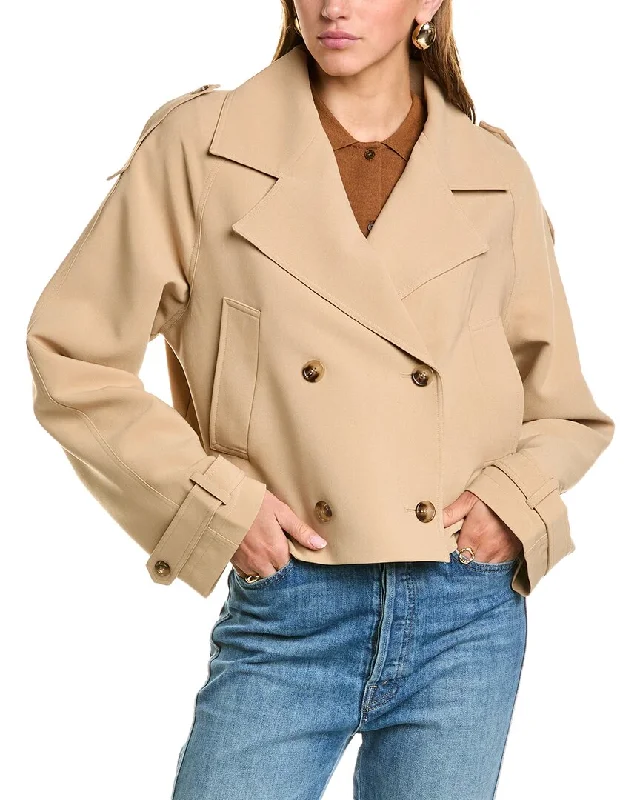 Sophie Rue Cropped Mini Trench Coat