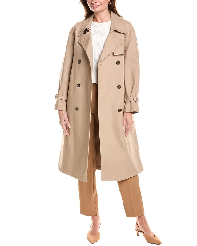 Theory Double-Breasted Trench Coat