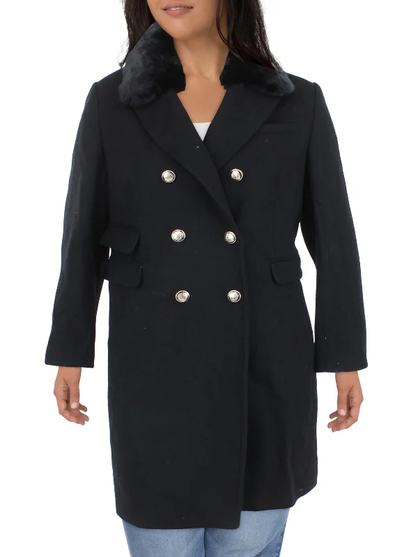 Womens Warm Long Wool Coat